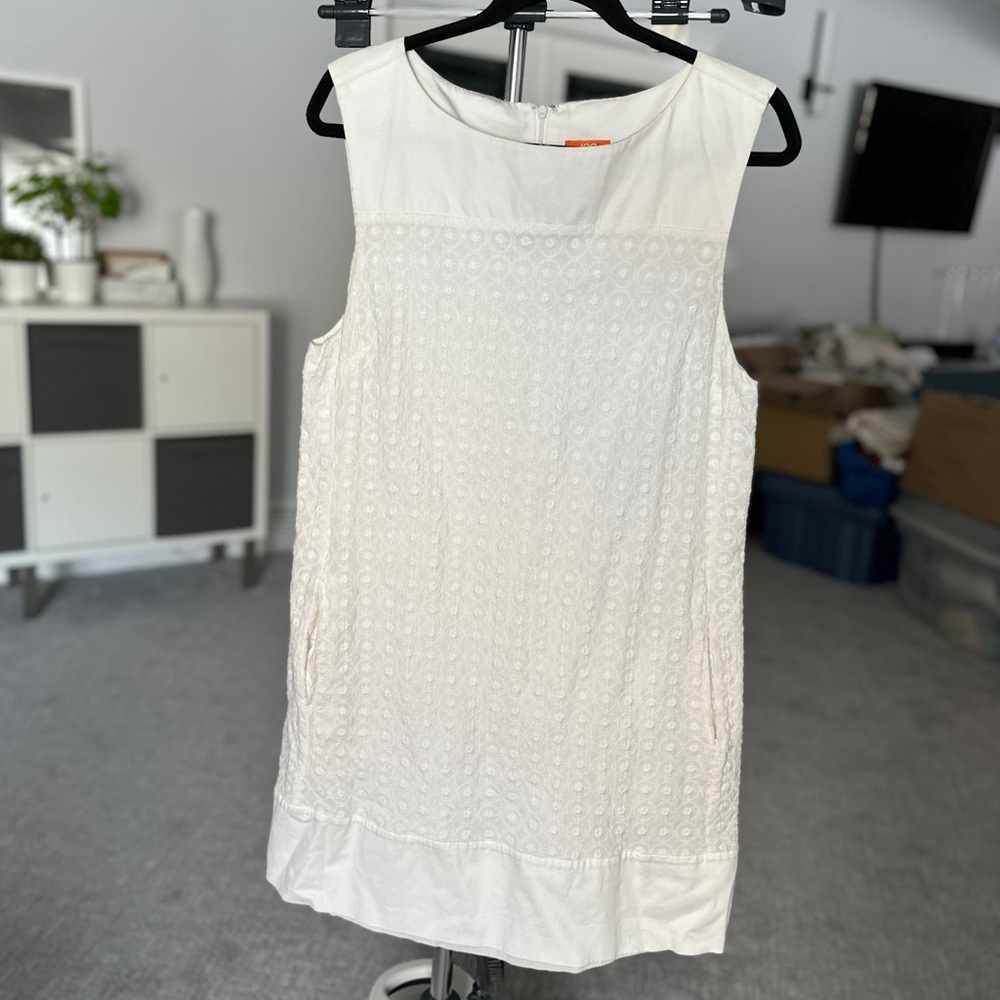 Joe Fresh White Dress |  Size 12 | 100% Cotton | Summer - Picture 2 of 9